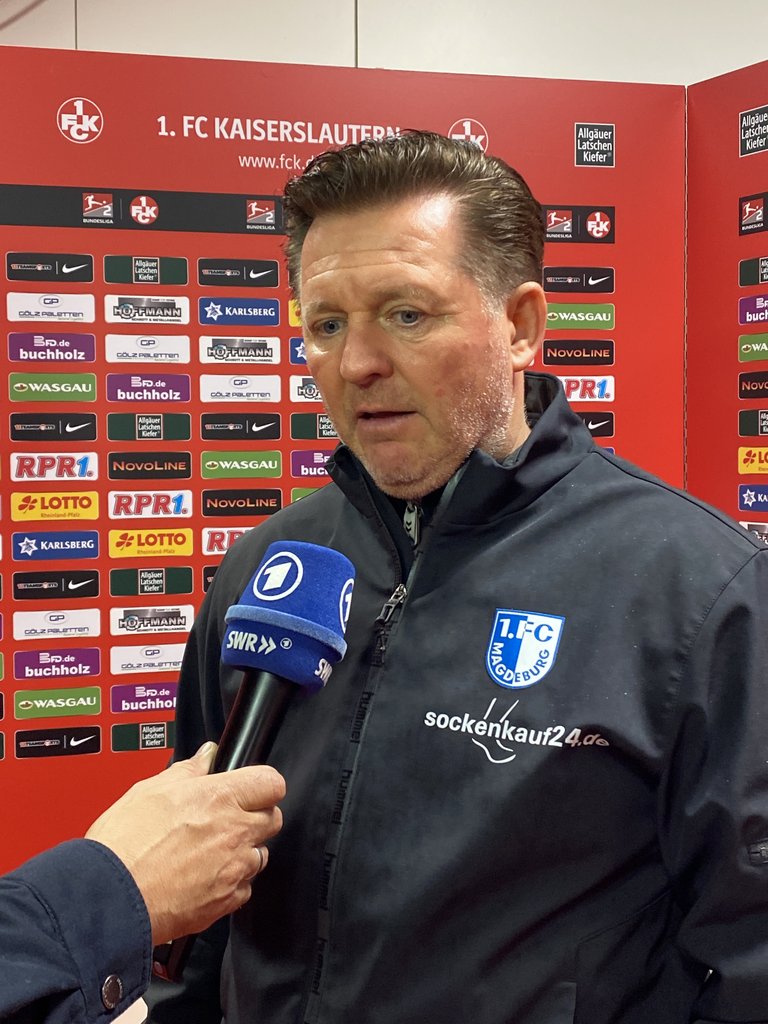 FCM-Trainer Christian Titz ärgerte sich über einige Fehler in der Defensive.