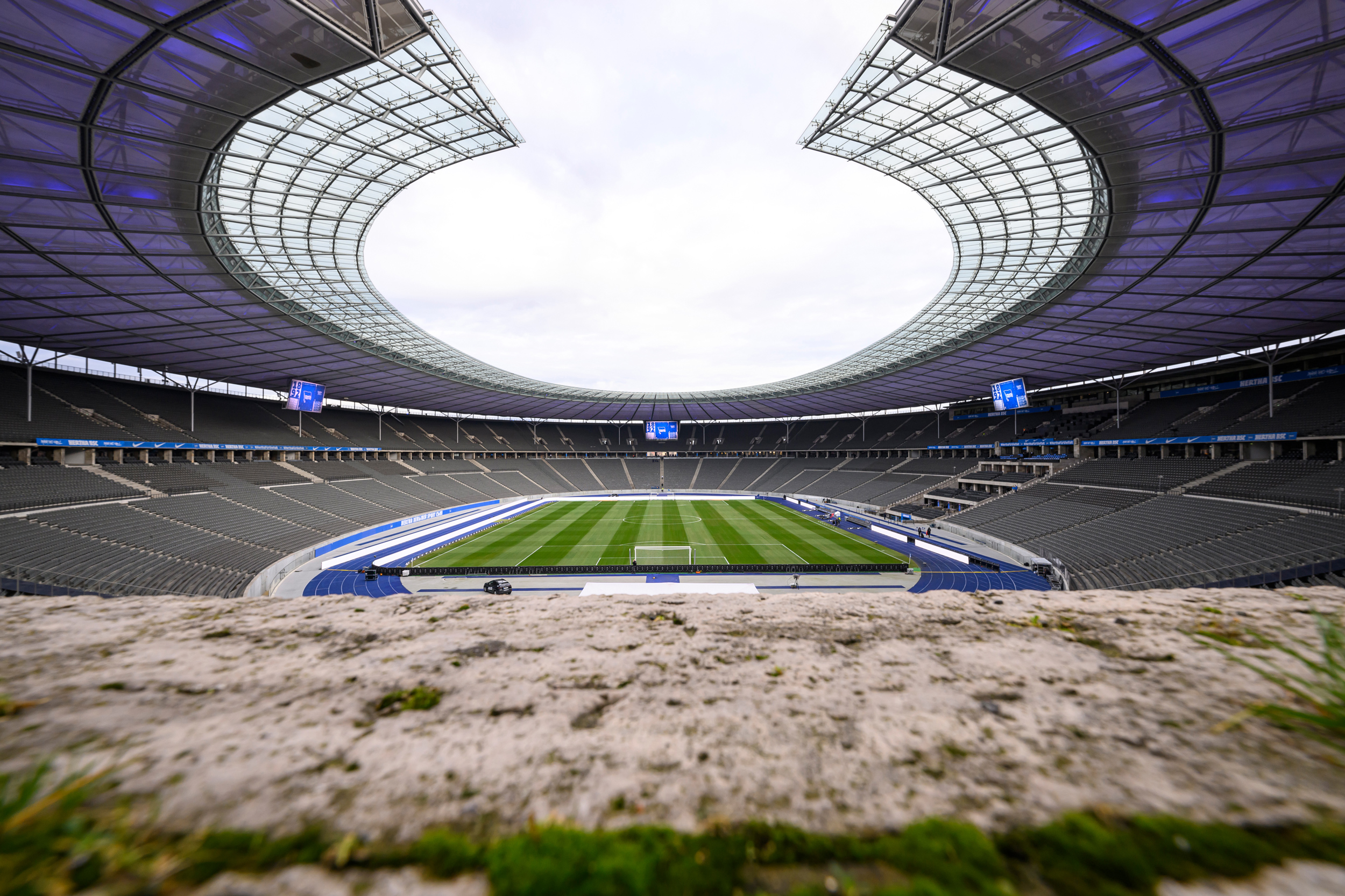Blick in das Berliner Olympiastadion.