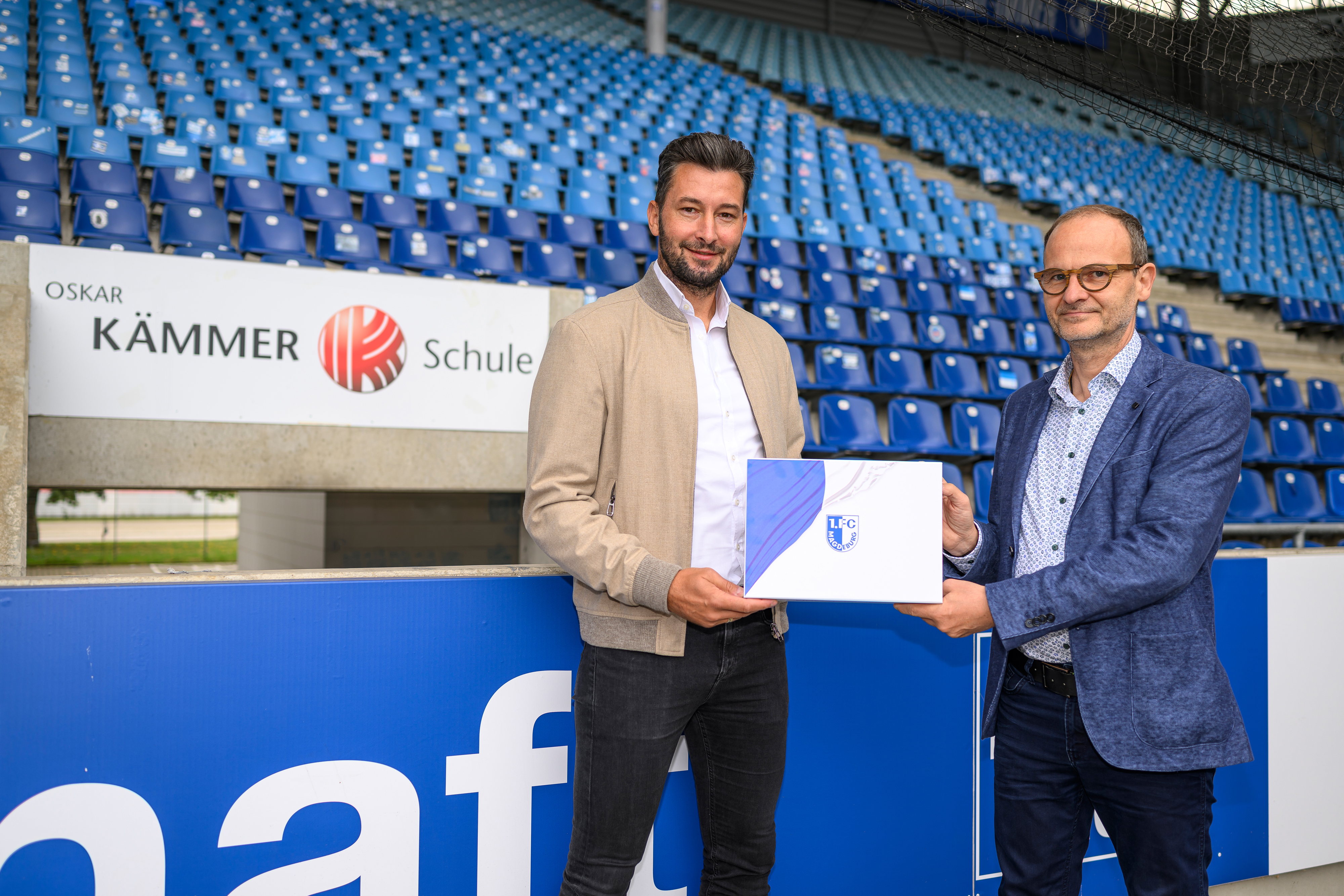 Oskar Kämmer Schule bleibt Partner des FCM