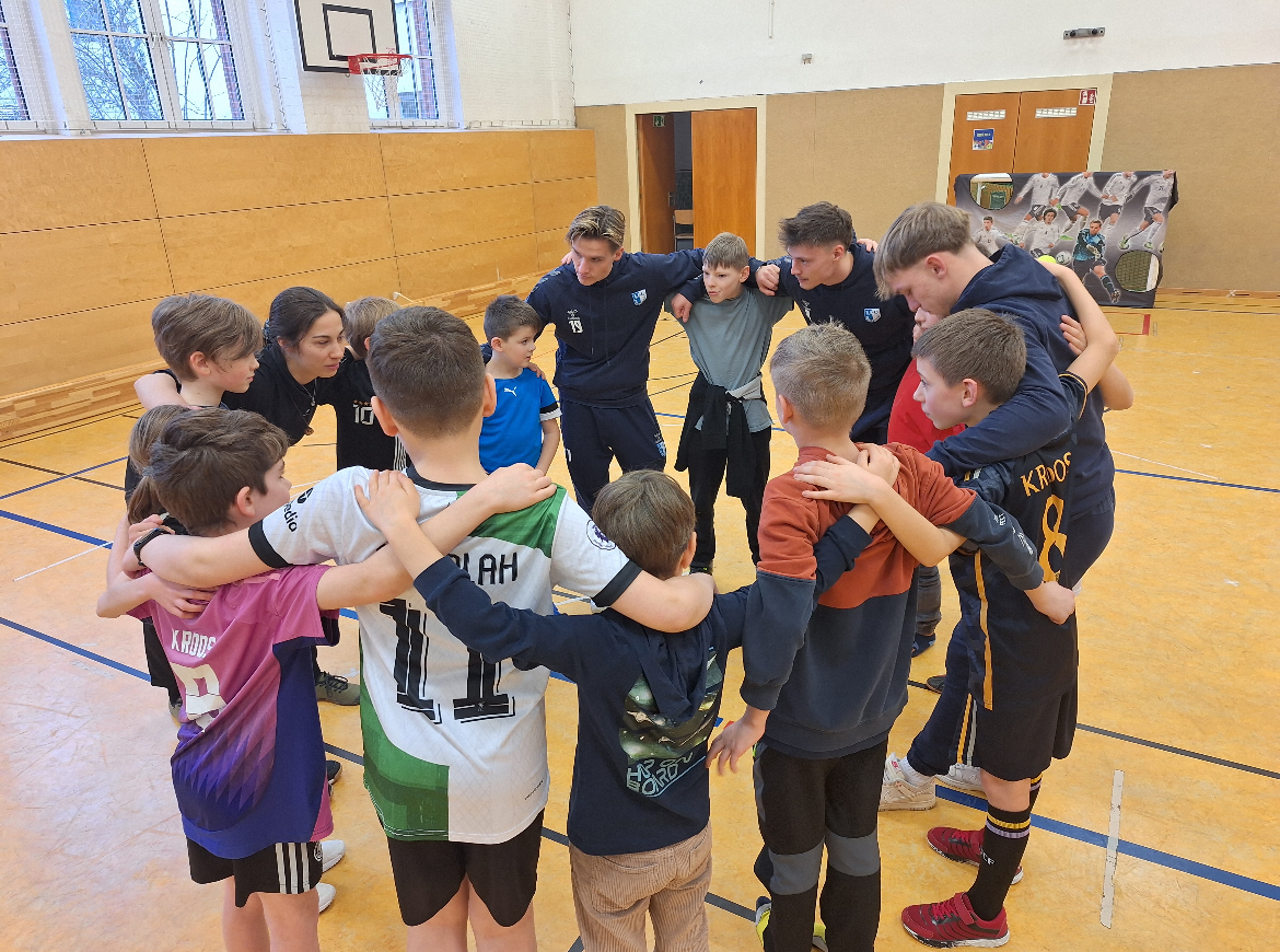 Gemeinsamer Motivationskreis zwischen Spieler und Schüler.