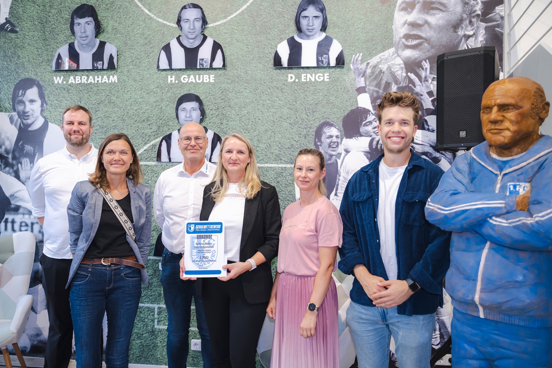 Das Kurfürst-Joachim-Friedrich Gymnasium Wolmirstedt belegte den ersten Platz bei den weiterführenden Schulen.