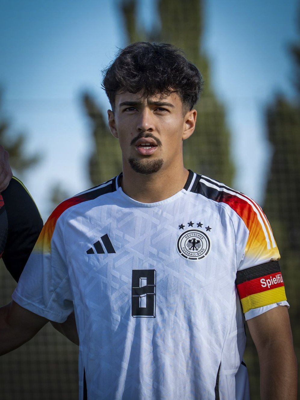 Laurin Ulrich führte die deutsche U20 gegen Italien als Kapitän aufs Feld. Foto: Andre Pein