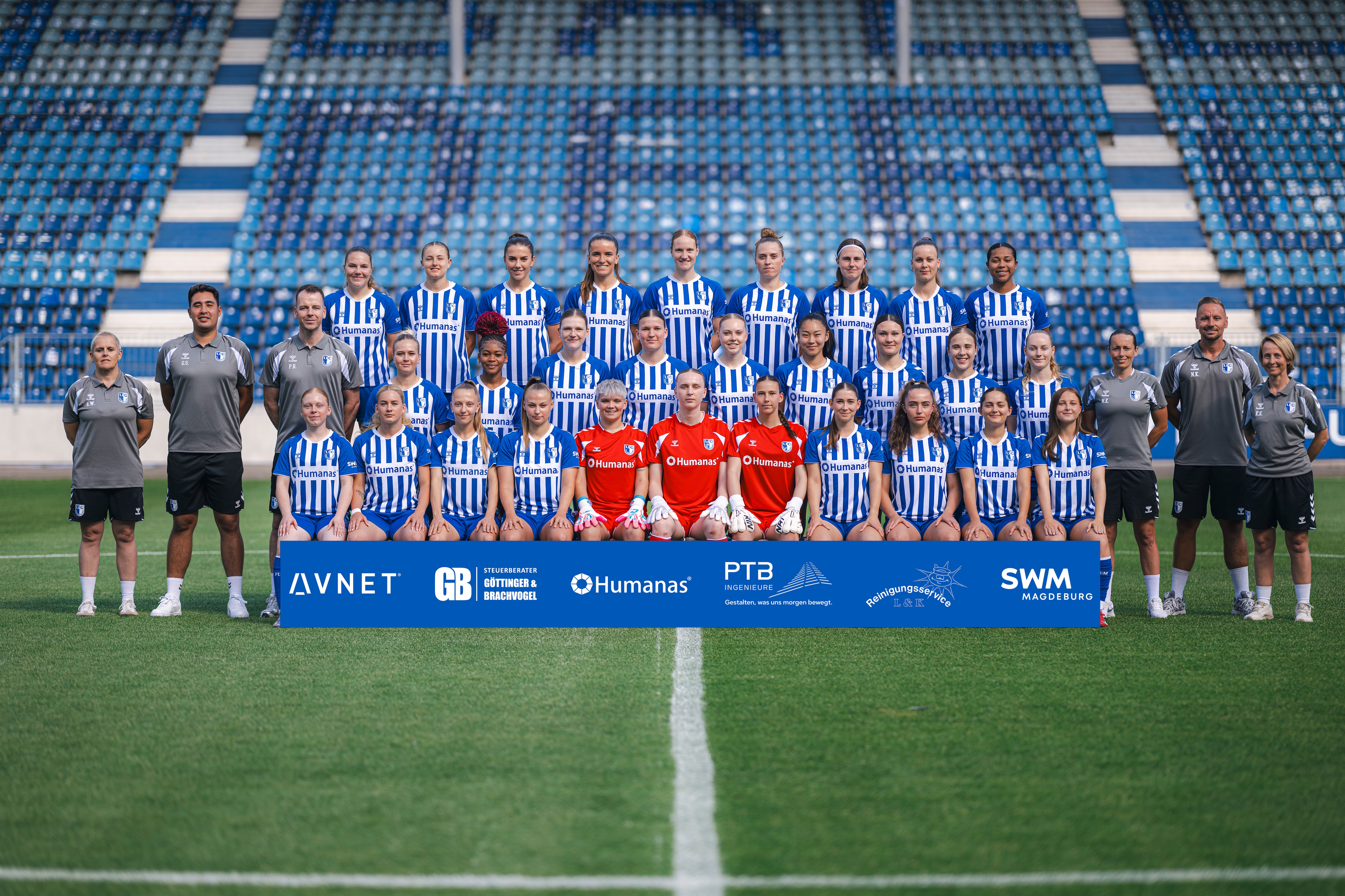 Teamfoto der FCM-Frauen.