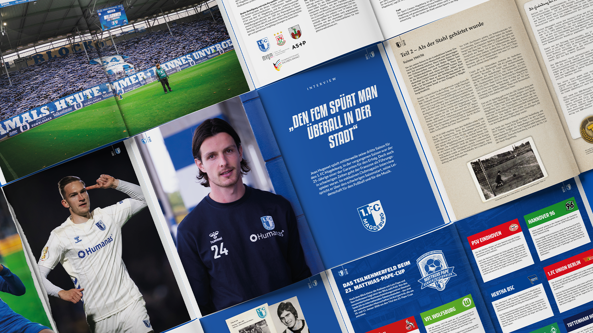 Exklusive Geschichten im Clubmagazin.<br />
