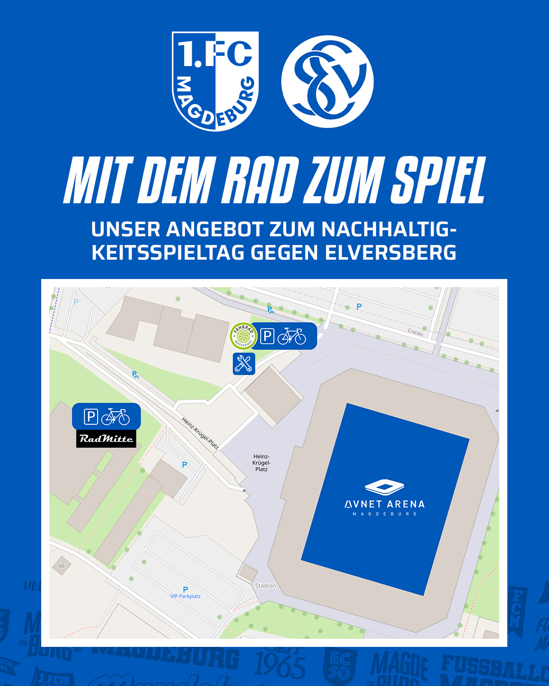 Fahrradangebot zum Nachhaltigkeitsspieltag.