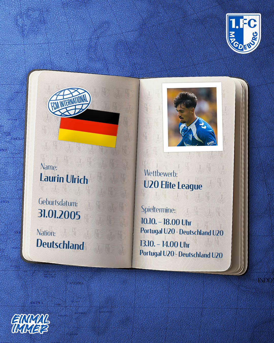 Laurin Ulrich ist für die deutsche U20 nominiert worden.