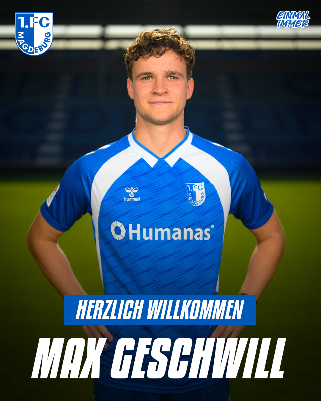 Herzlich willkommen, Max Geschwill!
