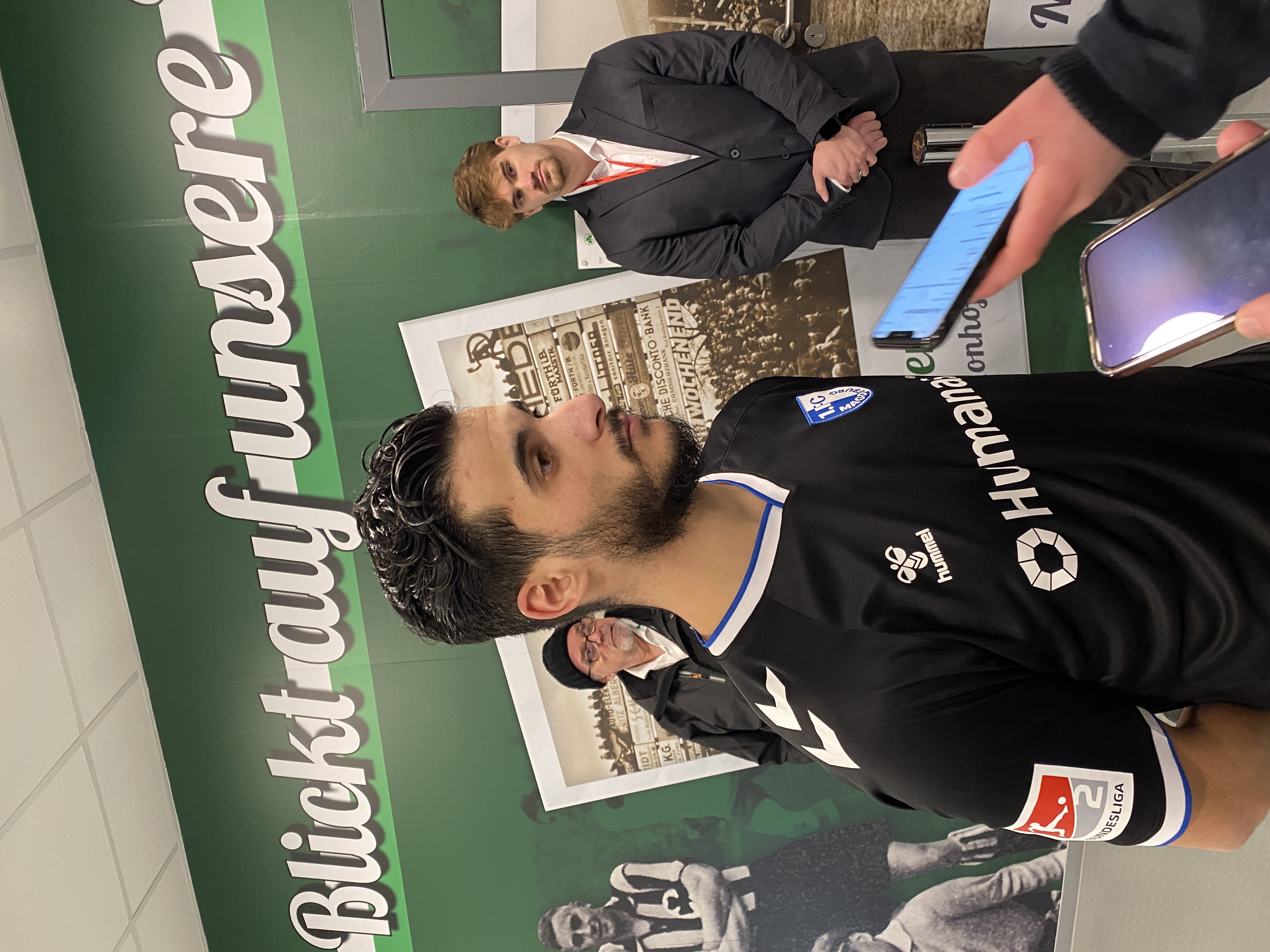 Mo El Hankouri feierte in Fürth nacheiner Verletzung sein Comeback und traf sofort. 