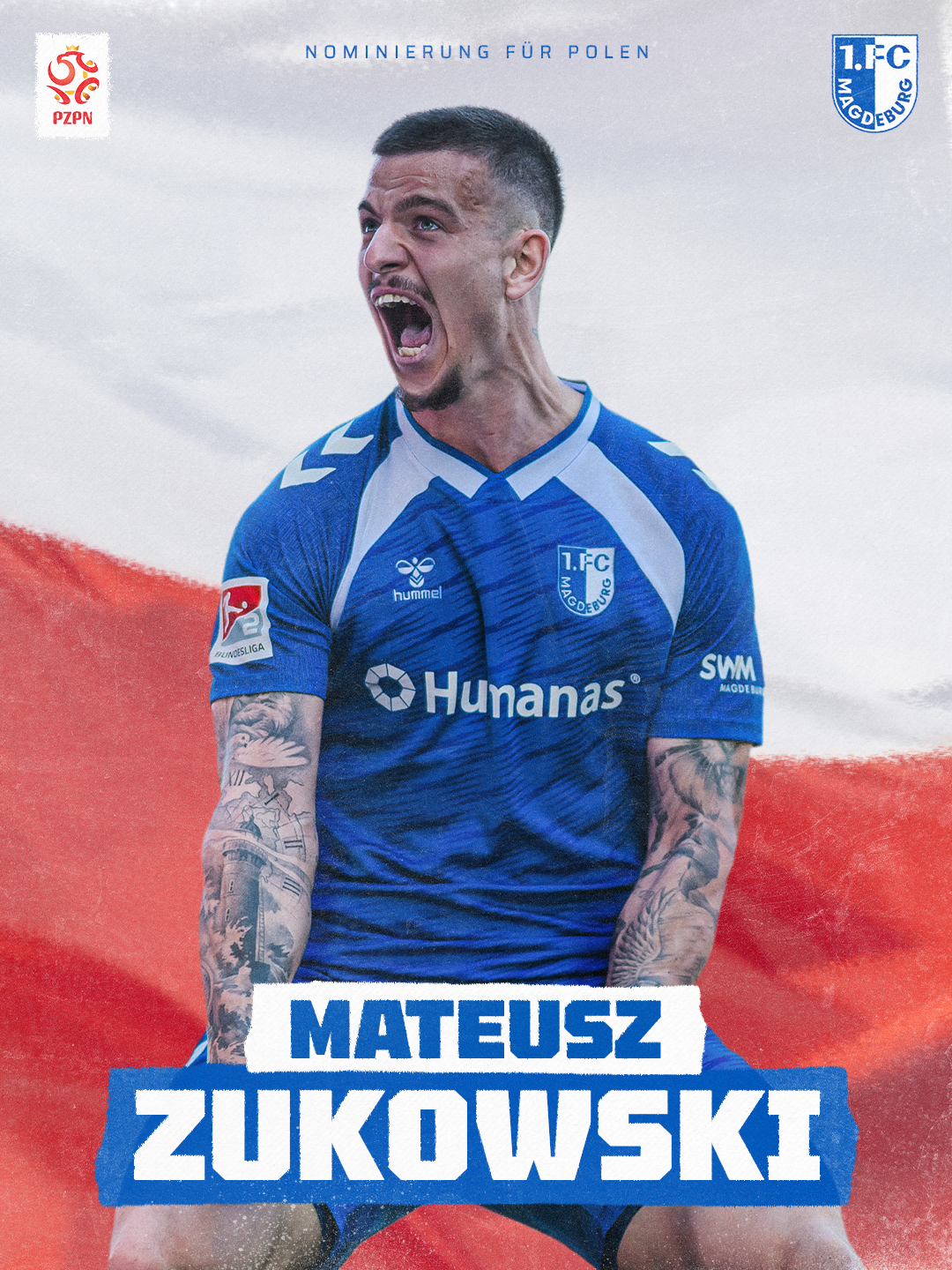 Mateusz Żukowski ist erstmals für die polnische A-Nationalmannschaft nominiert worden.