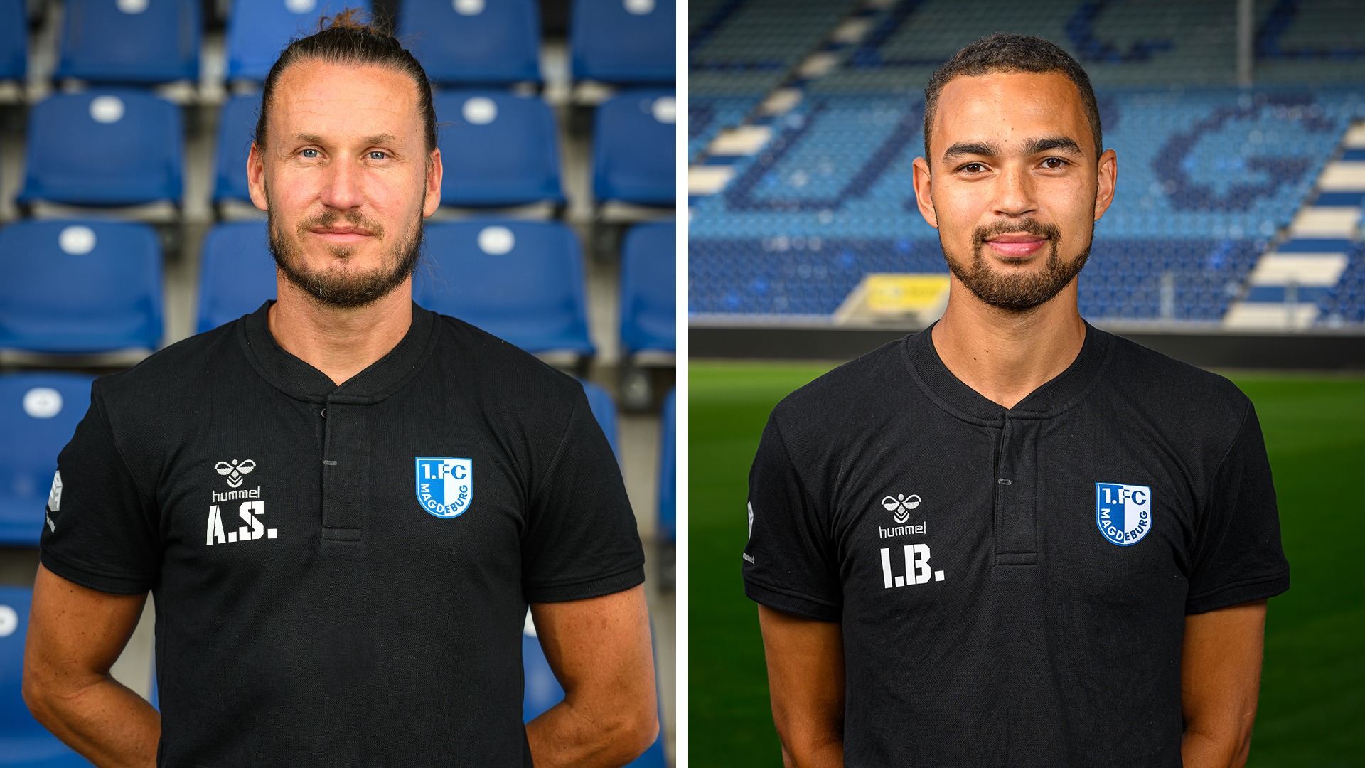 U-14-Cheftrainer Andreas Sommermeyer (links) und Co-Trainer Ike Brandt.