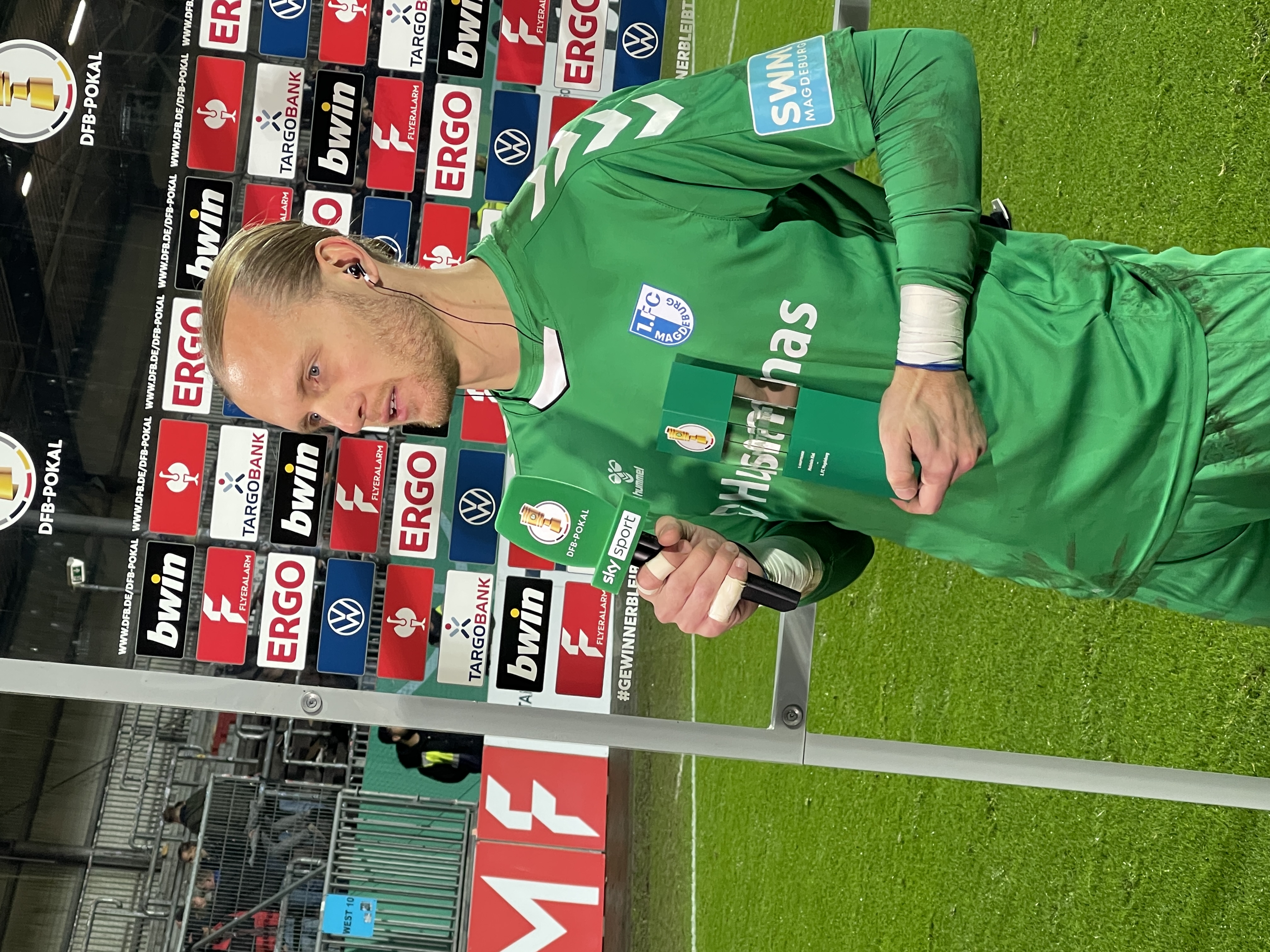Dominik Reimann wurde in Kiel zum "Man of the Match" gewählt. 