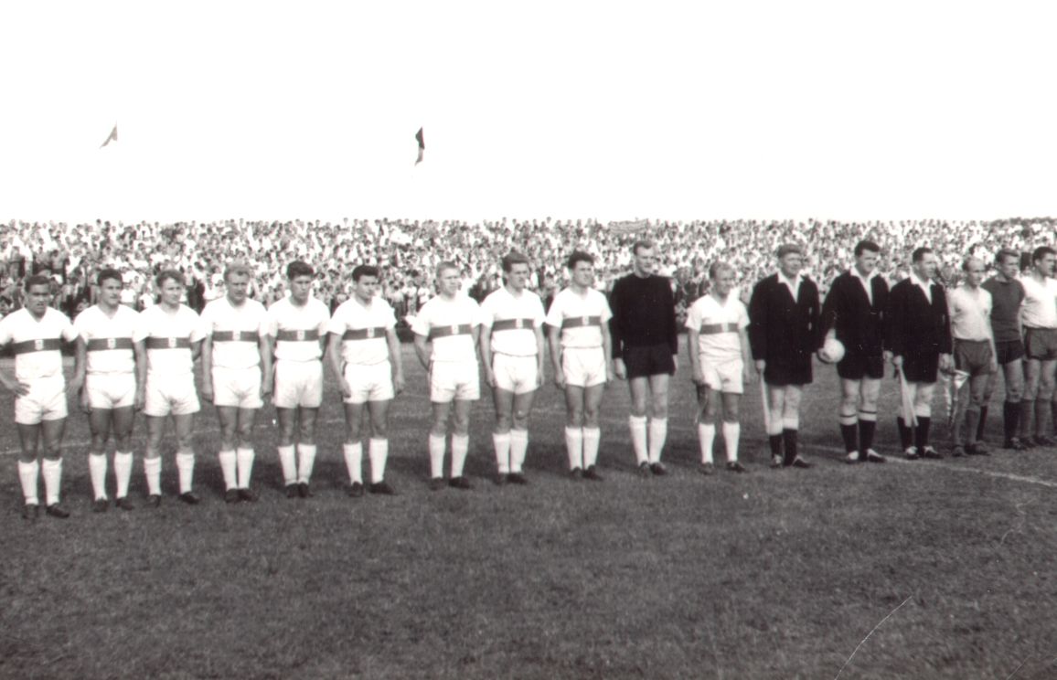 Die Mannschaft beim FDGB-Pokalfinale 1964.
