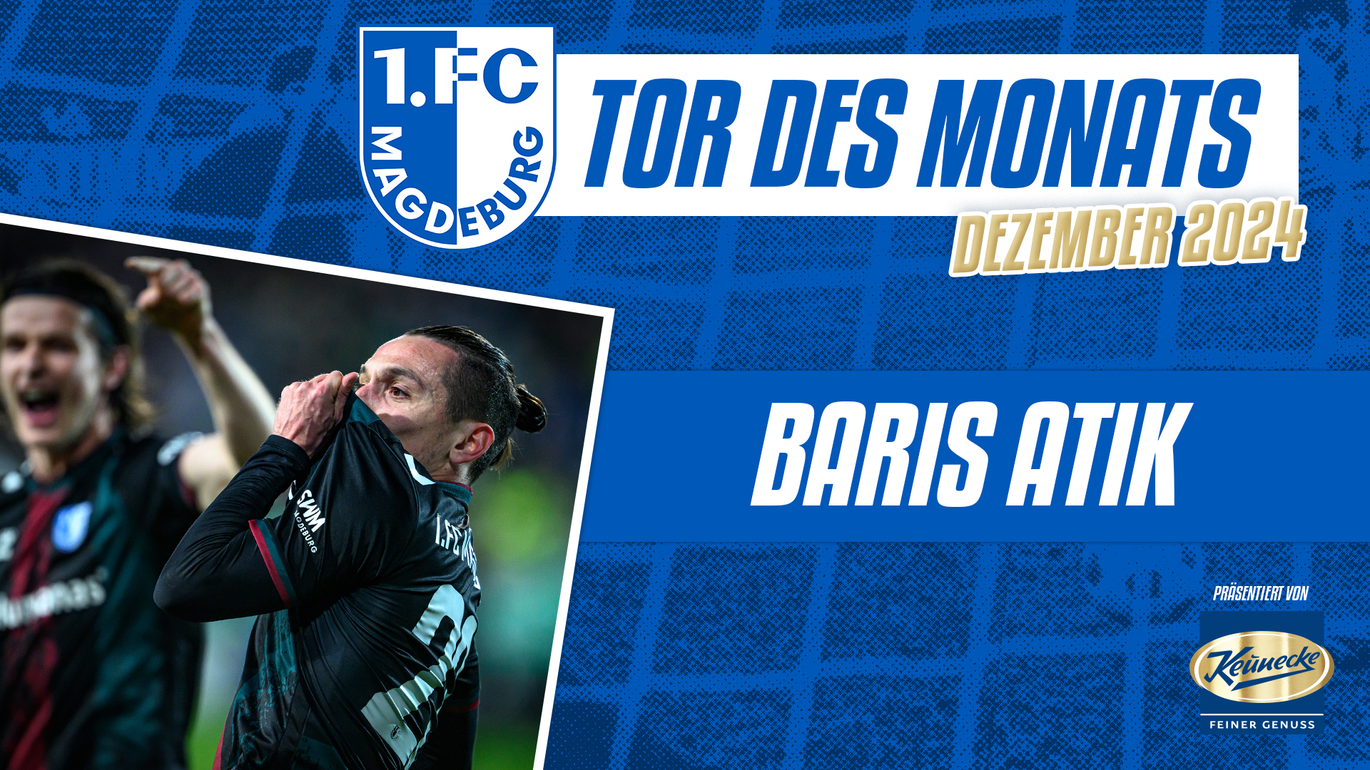 Baris Atik hat das FCM-Tor des Monats Dezember 2024 erzielt