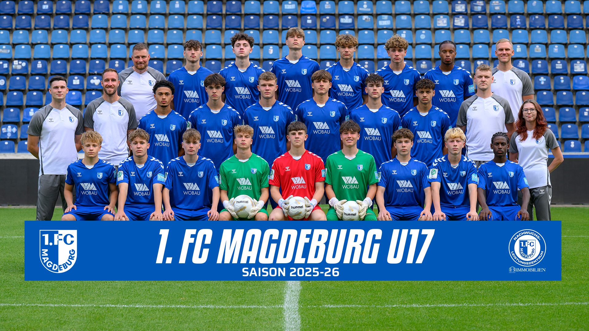 3.Reihe v.l.n.r. Steffen Mühmer (Co-Trainer), Jan Hakelberg, Jaden Gussmann, Moritz Rufener, Jakob Baumann, Tyler Jacob, Samir Vieira Balde, Sebastian Büttner (Organisatorischer Leiter)<br />
2.Reihe v.l.n.r. Oliver Pöllmann (Co-Trainer), Matthias Mincu (Cheftrainer), Martin Hofmann, Leander Beimborn, Luis Forestier, Rick Lemke, Nick Hoffmann, Max Machon, Benedikt Mettendorf (Physiotherapeut), Sarah Sommermeier (Physiotherapeutin) <br />
1.Reihe v.l.n.r. Phil Heckeroth, Aaron Hübener, Malcolm Niemann, Emilian Kania, Kolja Draba, Roderic Pagel, Nino Debitsch, Justus Kromat, Osayuki Jeremy Ogieriakhi