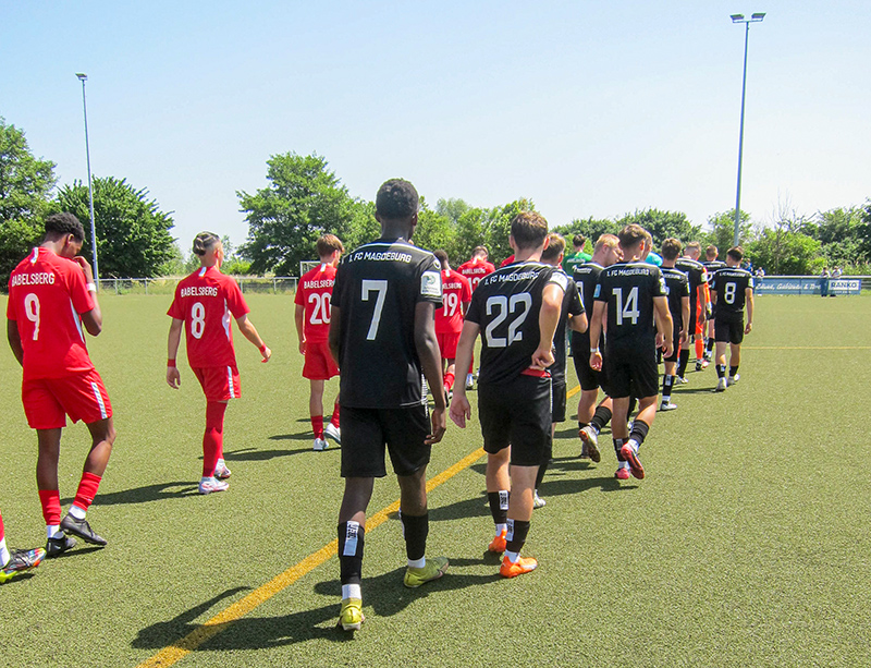 Unsere U17 traf in einem Freundschaftsspiel auf den SV Babelsberg 03. Foto: Martin Finkler